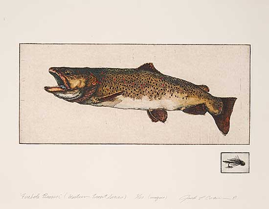 #22 ~ Cowin - Fire Hole Brown [Western Trout Series]  #2/100