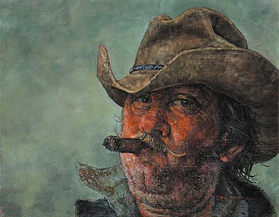 #456 ~ Johnson - Untitled - Cuban Cowboy