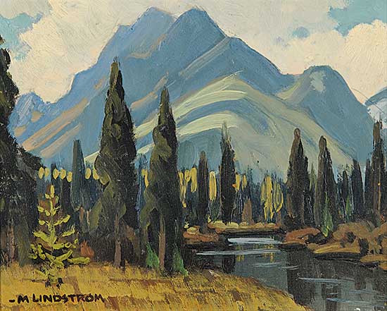 #733 ~ Lindstrom - Untitled - Picturesque Mountain