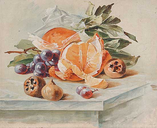 #867 ~ Zehntner - Untitled - Oranges and Figs