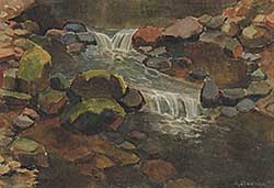 #866 ~ Zehntner - Untitled - Gentle Waterfalls
