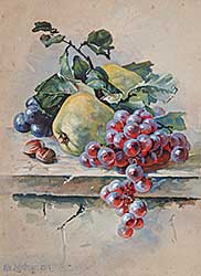 #868 ~ Zehntner - Untitled - Apples and Grapes