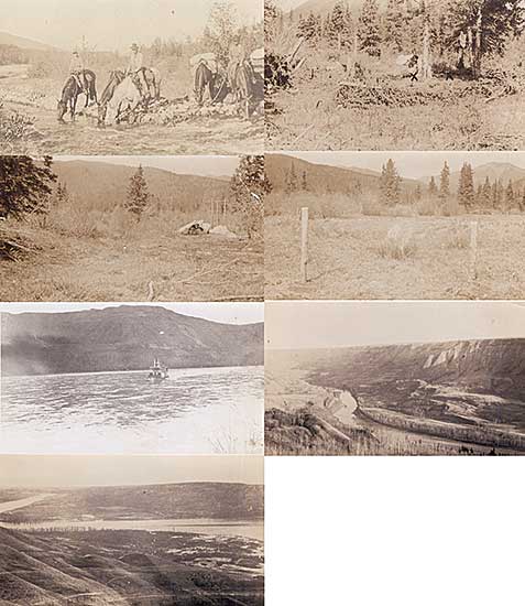 #112 ~ School - Lot of Seven Views of Fort St. John, Peace River and the Sharp / Regalado Murder