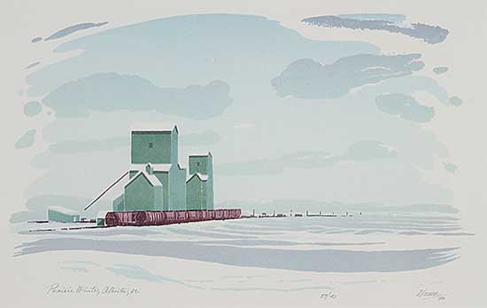#255 ~ Weber - Prairie Winter, Alberta 2  #27/40