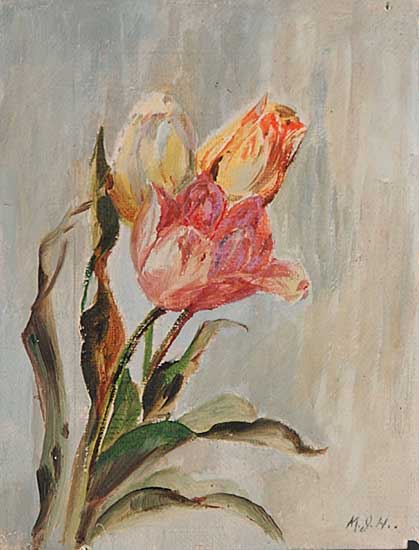 #249 ~ School - Untitled - Tulips