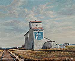 #36 ~ Friedl - Grain Elevator with Railway