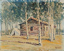 #205 ~ Benbow - Bob Houghams Homestead Cabin at Frenchman Butte, 1908