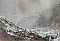 #233 ~ Harvie - Untitled - Rain Storm in the Mountains