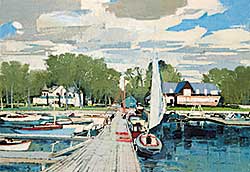 #3 ~ Bouchard - Study for Royal St. Lawrence, Yacht Club