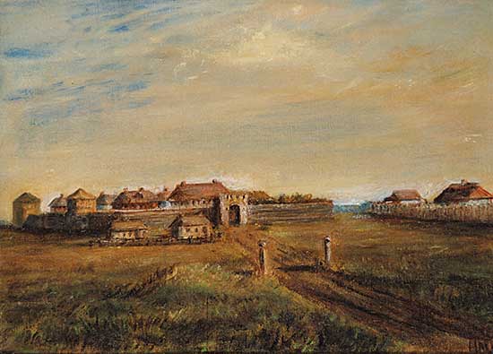 #863.1 ~ School - Fort Garry, North Front 1866