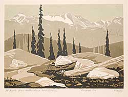#204 ~ Weber - Mt. Begbie from Heather Lodge, Mt. Revelstoke  #1/62