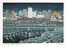#243.1 ~ Weber - City by Night, Edmonton  #8/80