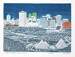 #244 ~ Weber - City by Night, Edmonton  #14/200