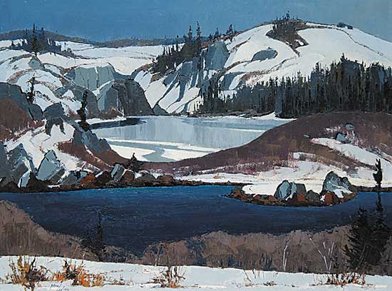 #70 ~ Law - The Frozen Lake, Terrace Bay, N.S.