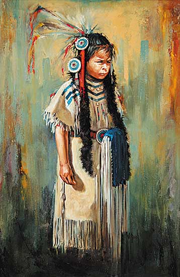 #129 ~ Zach - Little Indian Girl