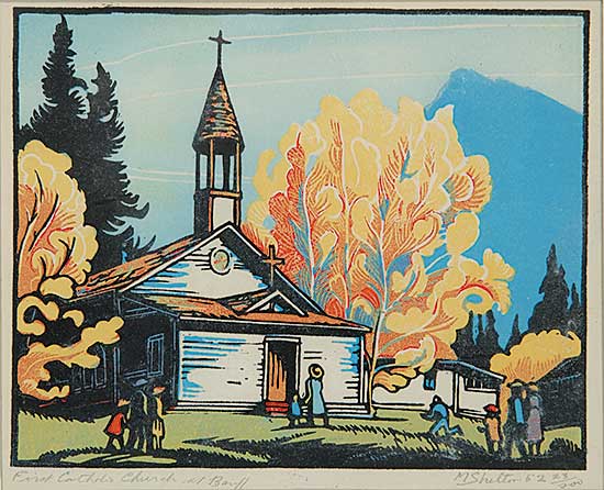 #480 ~ Shelton - First Catholic Church at Banff  #23/200