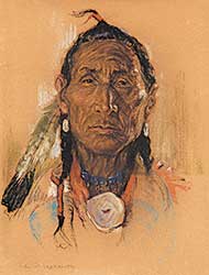 #28 ~ de Grandmaison - Untitled - Indian Chief