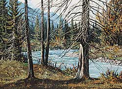 #55 ~ Horvath - Untitled - Stream in the Mountains West of Calgary