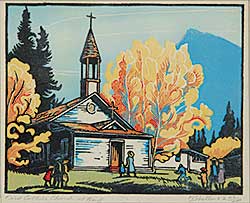 #480 ~ Shelton - First Catholic Church at Banff  #23/200