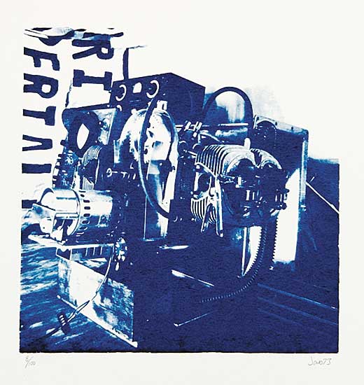 #24 ~ Jones - Untitled - Blue Motor  #8/100