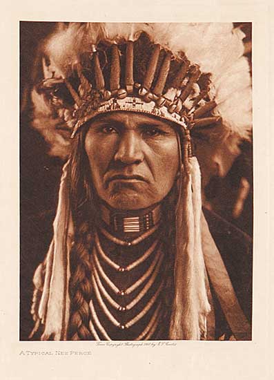#318 ~ Curtis - A Typical Nez Perce