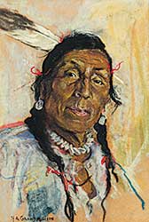 #26 ~ de Grandmaison - Blood Indian Near Cardston, Alberta