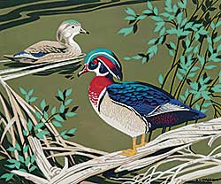 #420 ~ Casson - Untitled - Pintail Ducks