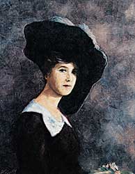 #665 ~ Kennedy - Untitled - Woman with Hat