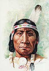 #729 ~ van den Hoogen - Untitled - Alberta Indian
