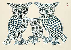#59 ~ Inuit - Winter Owls  #4/50