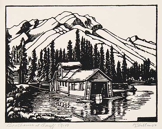 #633 ~ Shelton - Boathouses at Banff  #77/100