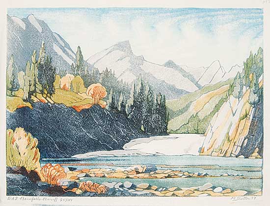 #648 ~ Shelton - Bowfalls Banff  #25/100 Ed. 2