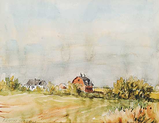#733 ~ Luthi - Untitled - Farm in Summer