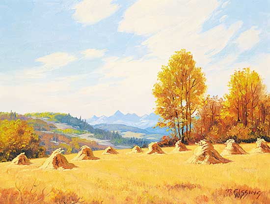 #29 ~ Gissing - Untitled - Harvest Scene Alberta