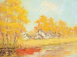 #20 ~ des Clayes - Untitled - Autumn Landscape