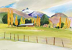 #426 ~ Folkins - View of Mount Aspiring from the Wanaka