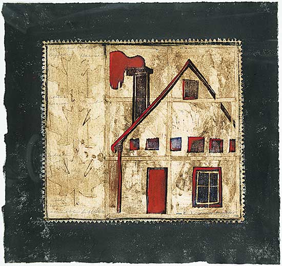 #1127.1 ~ Cardinal-Schubert - Lubicon Lake, Buffalo House
