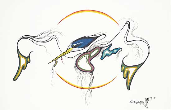 #231 ~ Lonechild - Untitled - Kingfisher