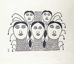 #68 ~ Inuit - Five Faces  #12/50