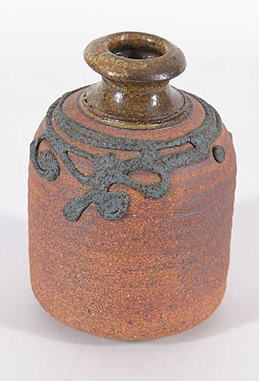 #1308 ~ Drahanchuk - Narrow Top Vase with Pattern