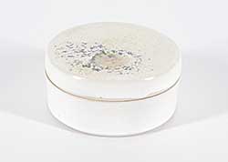 #1333 ~ School - White Dish with Lid