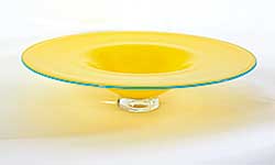 #1409 ~ Dale - Elegant Yellow Serving Dish