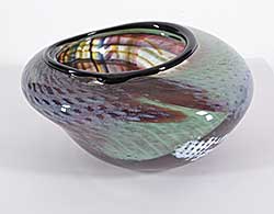 #1440 ~ Kovacs - Oval Patterned Vase