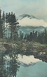#358 ~ School - Cascades of Time, Banff [Mount Cascade]