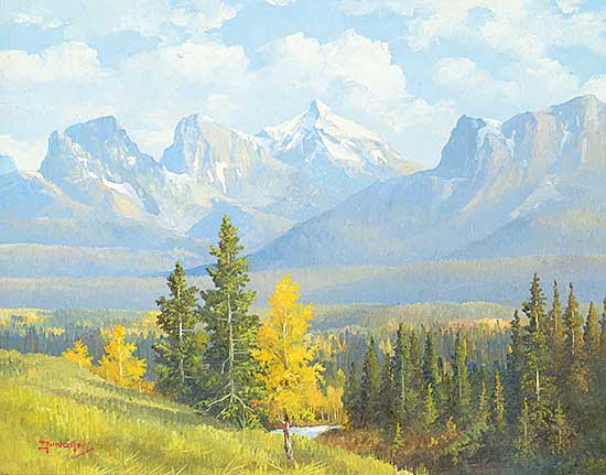 #24 ~ Crockford - The Bow River Valley Nr. Canmore, Alta