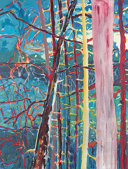 #416 ~ Cormack - Untitled - Colourful Forest