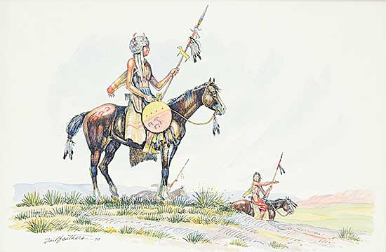 #500 ~ Tailfeathers - Untitled - Indian Scouts