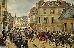 #308 ~ Dupray - Untitled - Military Troops Marching Through the City