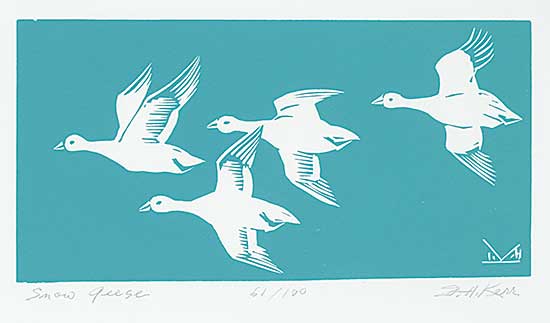 #1094 ~ Kerr - Snow Geese  #61/100