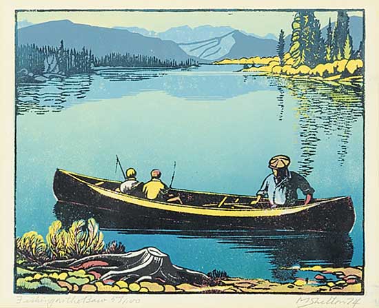 #1219 ~ Shelton - Fishing on the Bow  #53/100